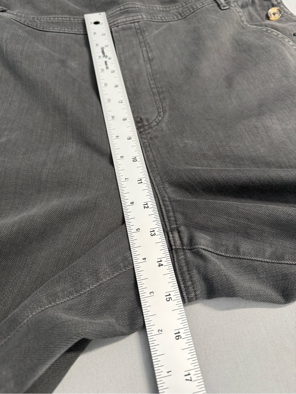 aerie Wide-Leg Overalls in Charcoal - Picture 8 of 11